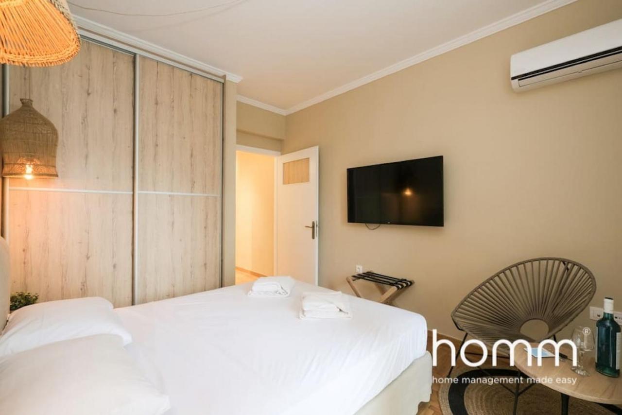 Athens Riviera Homm Flat 4 Min Walk From Beach, Thiseos Str Exteriör bild